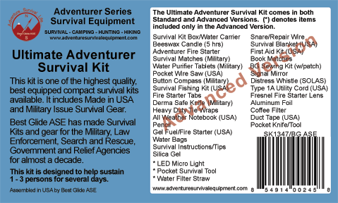 Ultimate Survival Kit  The Best Wilderness Survival Kit